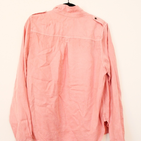 Pink Utility Button Down - Picture 3 of 3